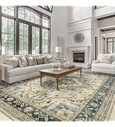 Large Machine Washable Vintage Oriental Soft Area Rug for Living Room, Bedroom, and Dining Room
| Extra Large 10x14 61WvhMBBowL. AC SR166,182
