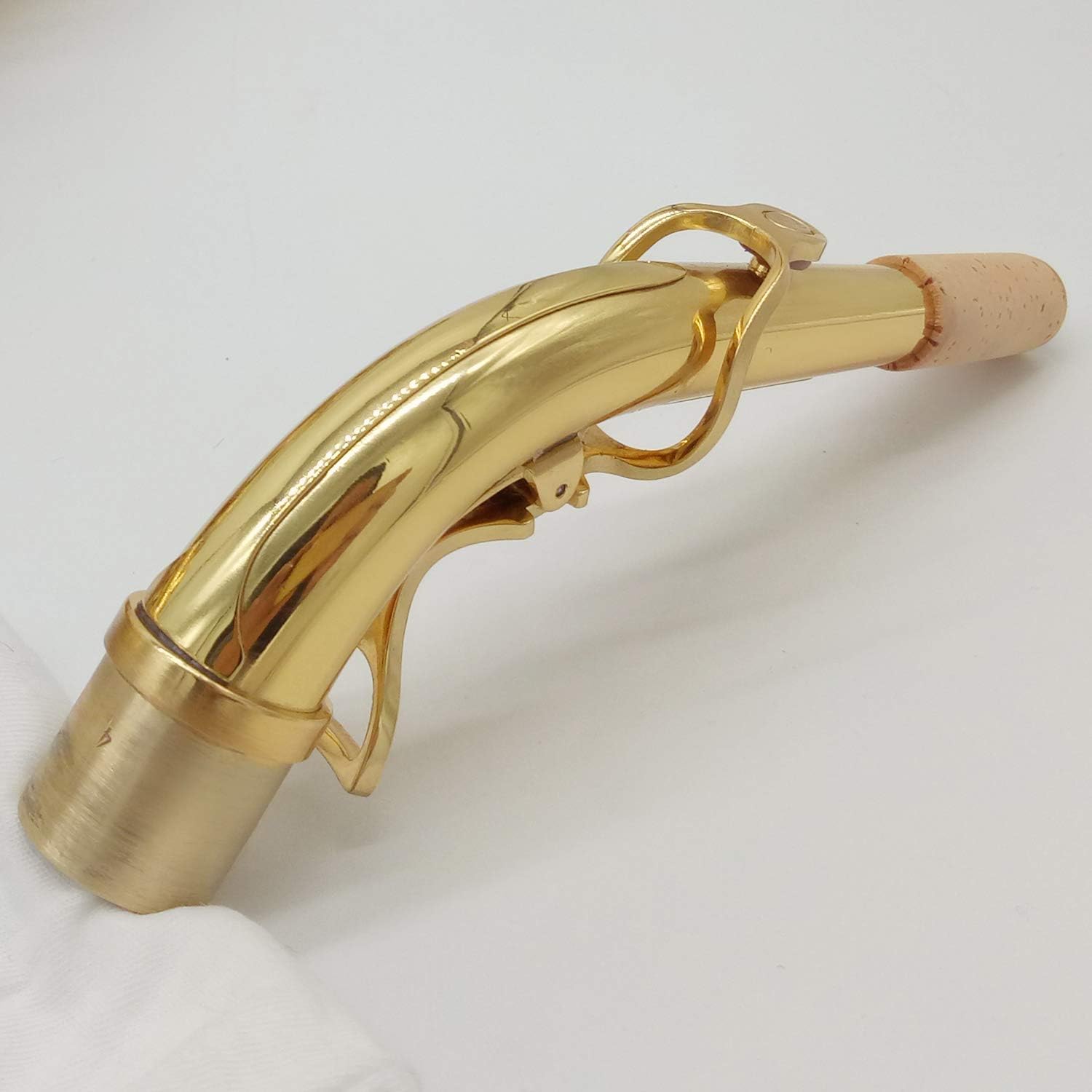 Music fancier Club High Quality Professional Alto Saxophone Neck Brass Alto Sax Neck Gold Lacquer
