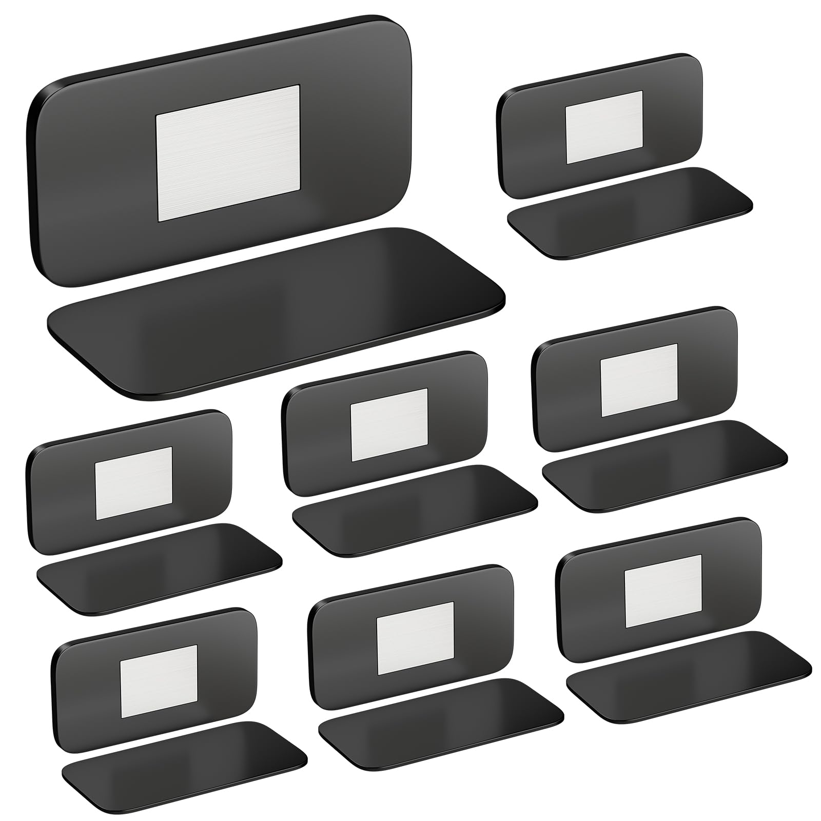 8 Pack Ultra Thin No Drill Magnetic Cabinet Door