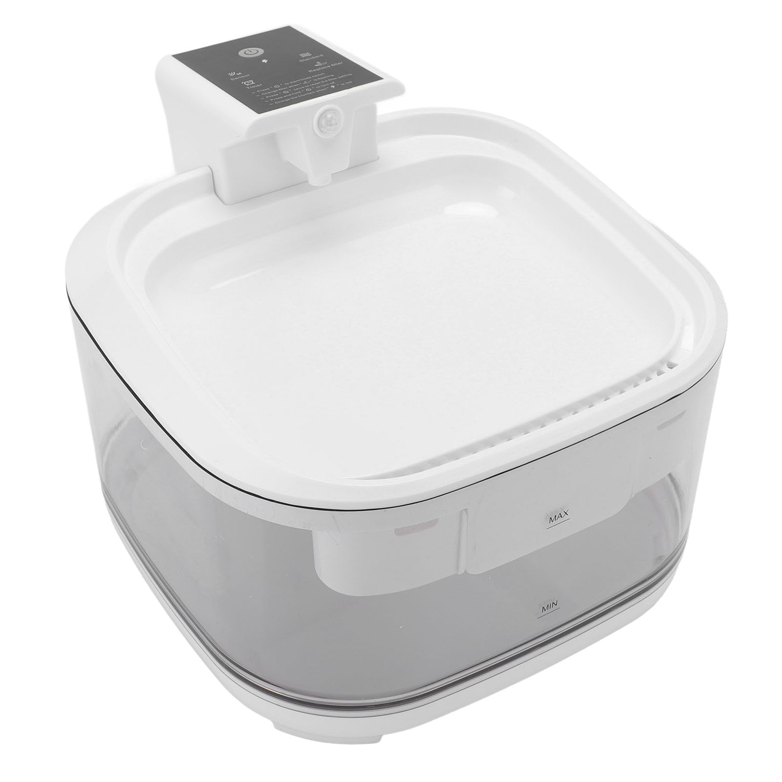 Generic Fuente para Gatos Dispensador de Agua Funcionamiento Silencioso Ciclo Automático Filtración Fuente de Agua para Mascotas para Perros Componentes Electrónicos de Plástico de 4,5 L Blanco y