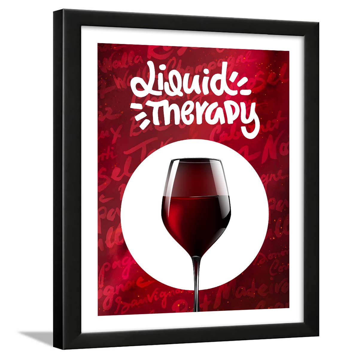 Chaka Chaundh - Bar quotes frame - Wine quotes frame - Bar poster for wall with frame, Quotes on wine - Bar photo frames (13.5 X 10.5 Inches)
