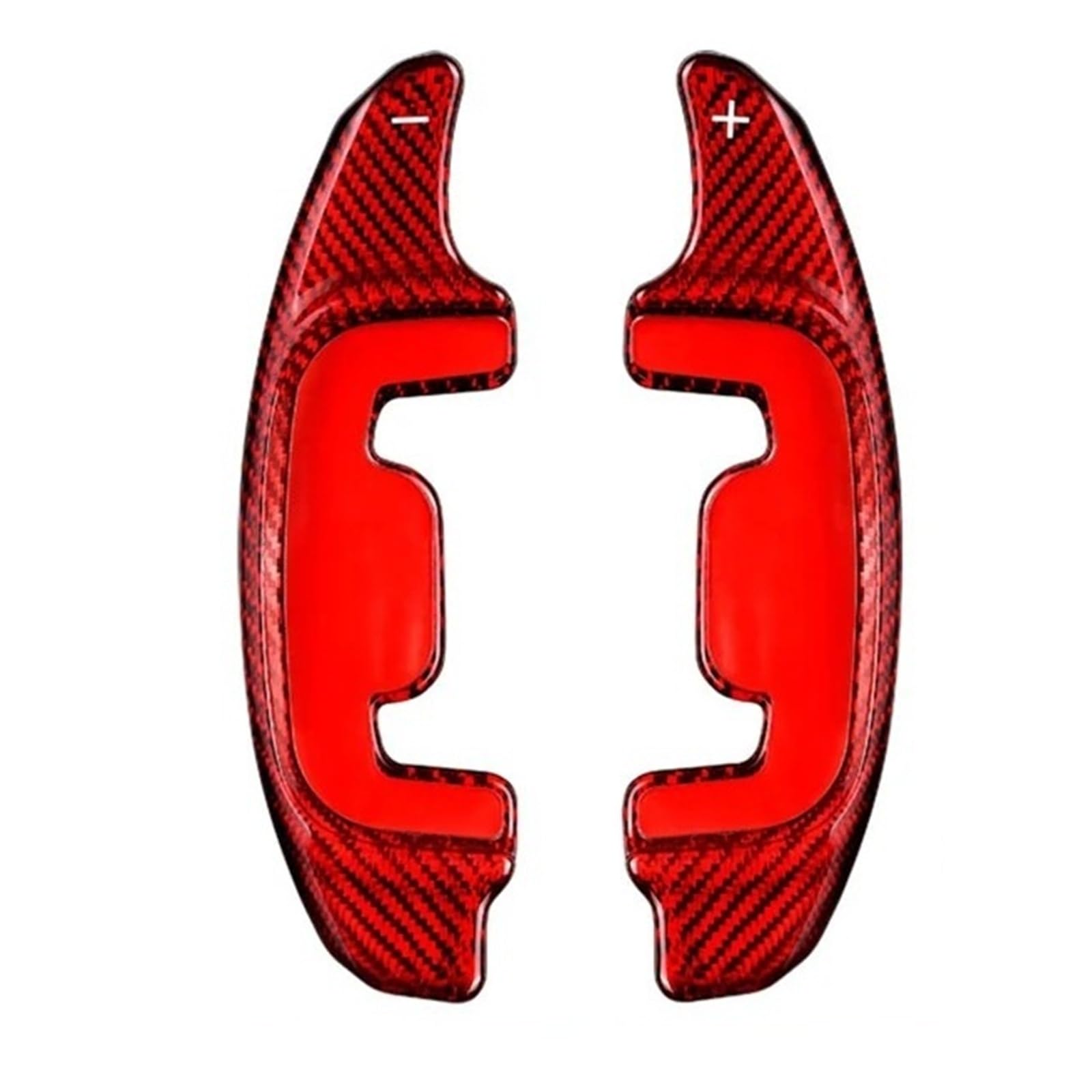 Xxiucj Car Paddle Shifter Extensions for C S Class for W206 W177 for Facelift for AMG for Line for EQE for CLS for SL63 for E53 E63S Car Wheel Paddle Shifter(Type H Red)
