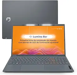 Notebook Positivo Vision C15 Lumina Bar Celeron 8GB 128GB eMMC, Tela 15 polegadas HD Antirreflexo, Windows 11, Tecla Link, Cinza – 2 ANOS DE GARANTIA