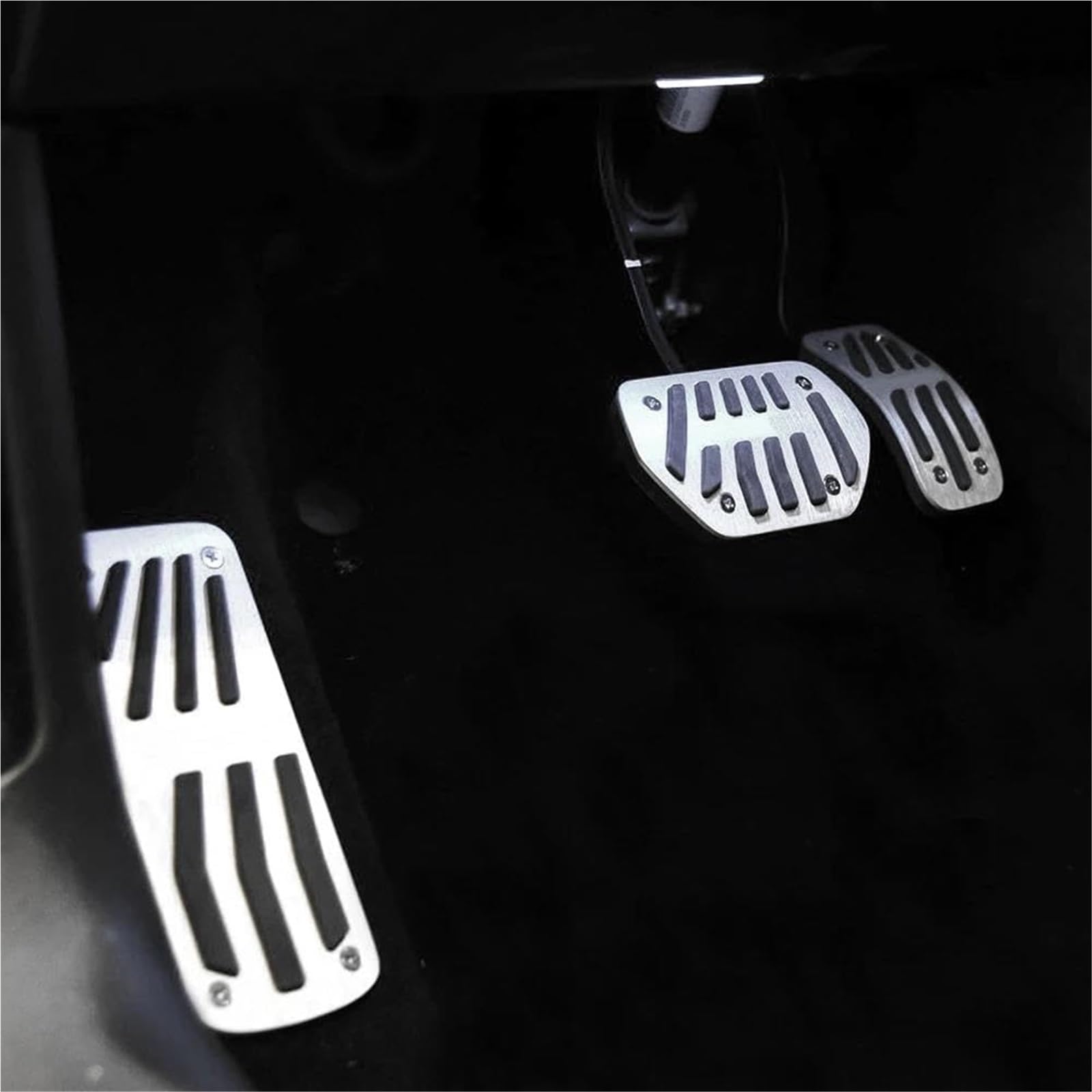 estribos de coche Pedal de freno coche para Peugeot 2008 207 para cc, juego tapas depósito combustible