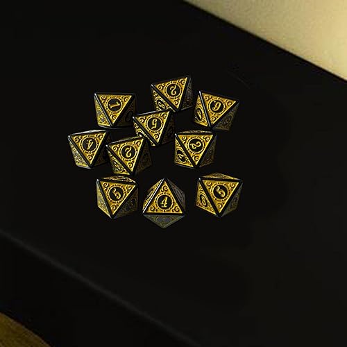 Miniatura 10 de rockible Juego de 10 dados de 8 caras de 8 caras, suministros de fiesta, dados poliédricos acrílicos D8, dados de 0.59 pulgadas para fiesta, bar,