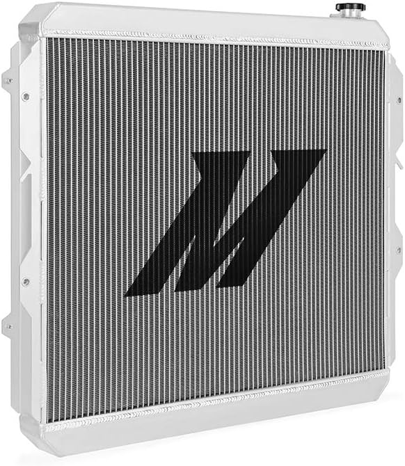 Mishimoto MMRAD-TUN-00V2 Performance Aluminum Radiator, Compatible With Toyota Tundra 4.7L Automatic, 2000-2006, silver