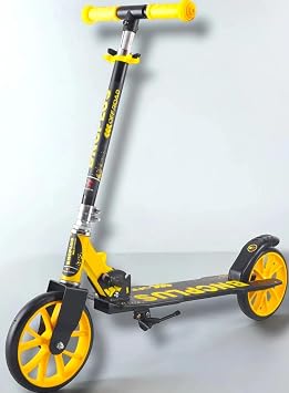 SPEEDFOX Kids Foldable Scooter for 3 to 12 Years Old max Weight 120kgs Kids Scooter (Black, Yellow, Pack of 1)