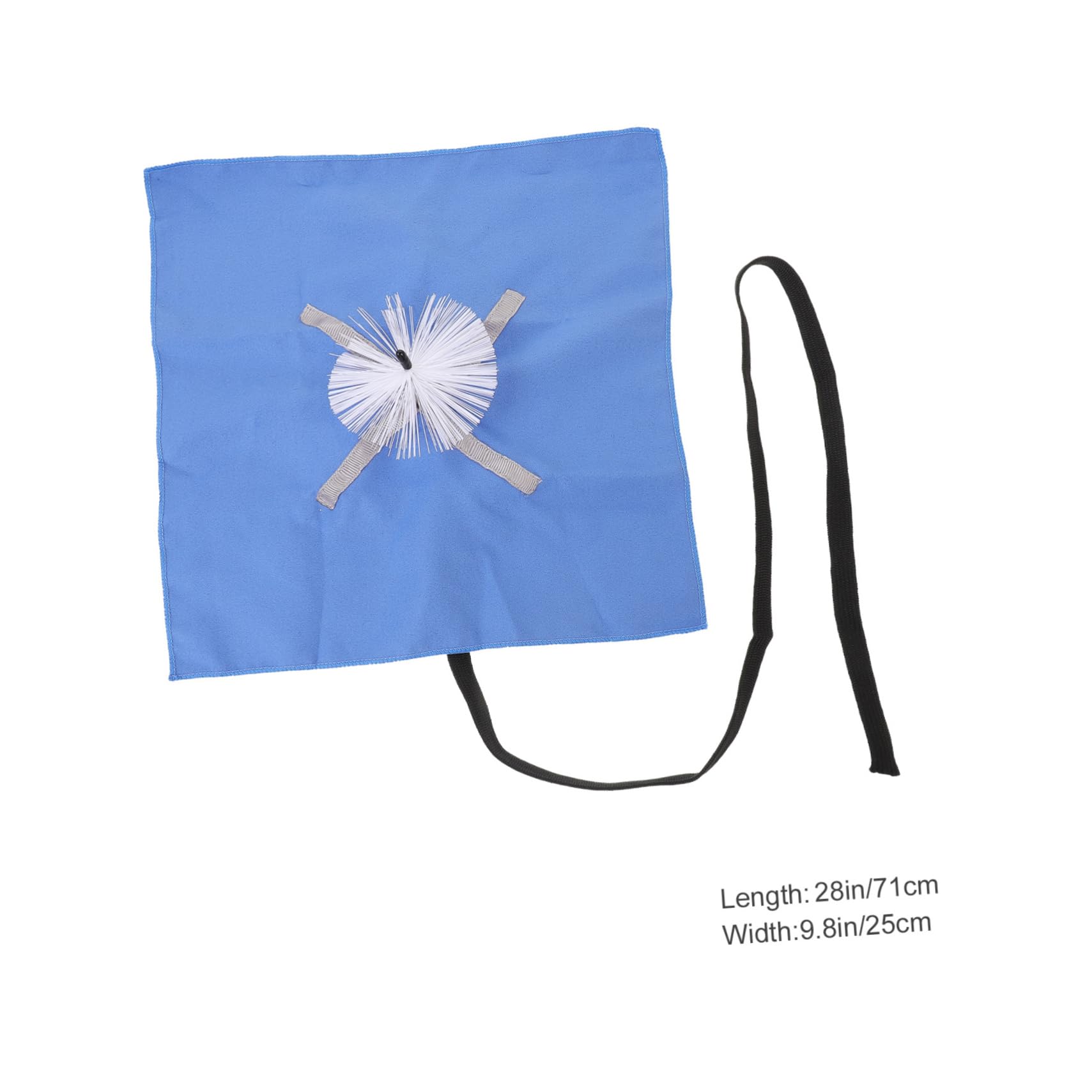 VICASKY Saxophone Cleaning Cloth Saxophone Care Cloth for Cleaning Instrument Cloth Flute Cleaning Swab Saxophone Cleaner Flute Cleaning Cloth Sax Swab Kit Blue Double-sided Fleece