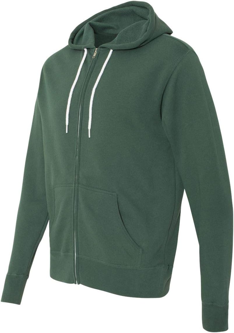 Ashen Fane Unisex Lightweight Full-Zip Hooded Sweatshirt