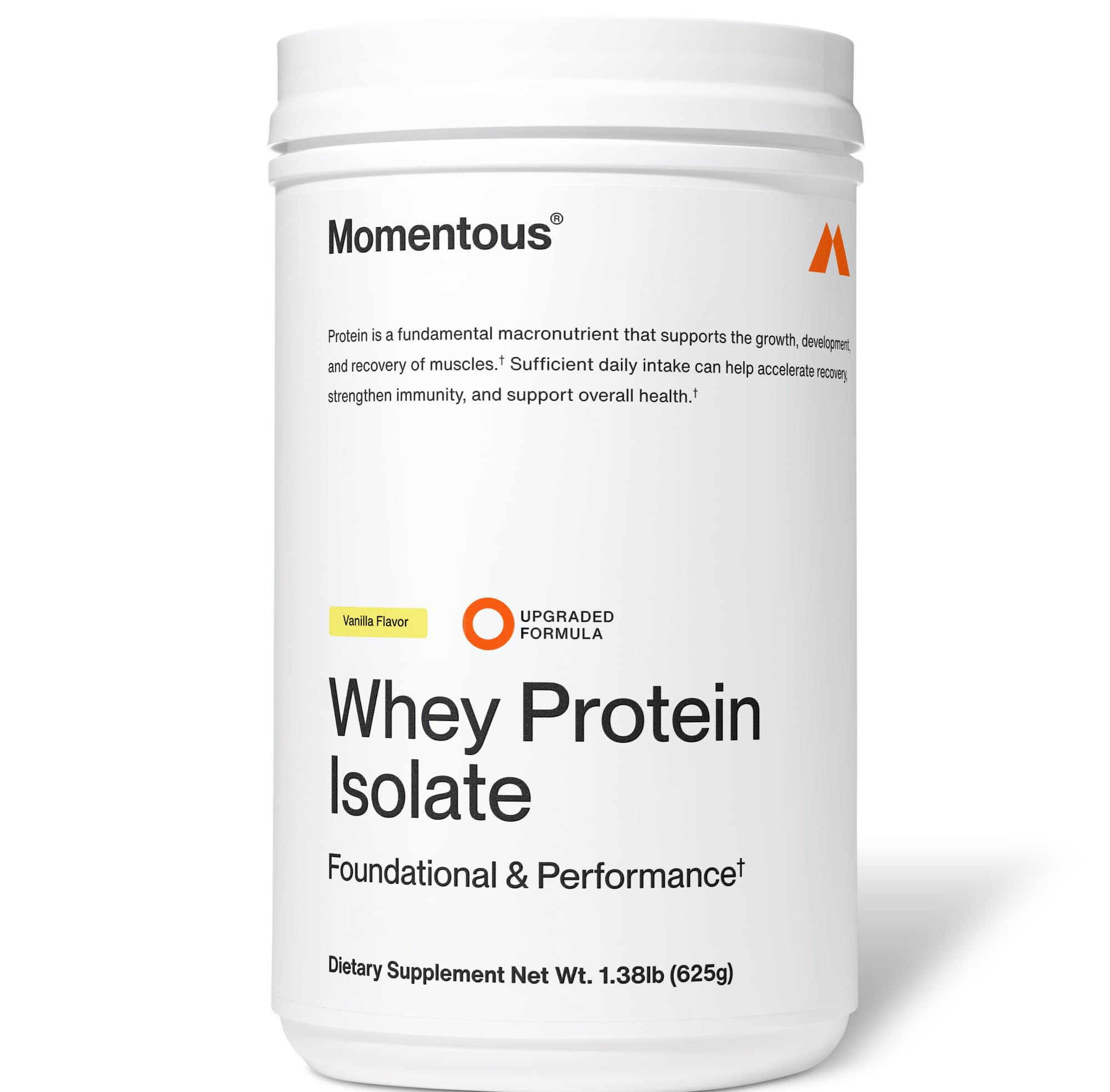 Essential Grass-Fed Whey Protein Powder - 20 g Whey Isolate Protein - NSF Certified for Sport - Gluten-Free - 25 Servings for Essential Everyday Use - Vanilla - Package May Vary