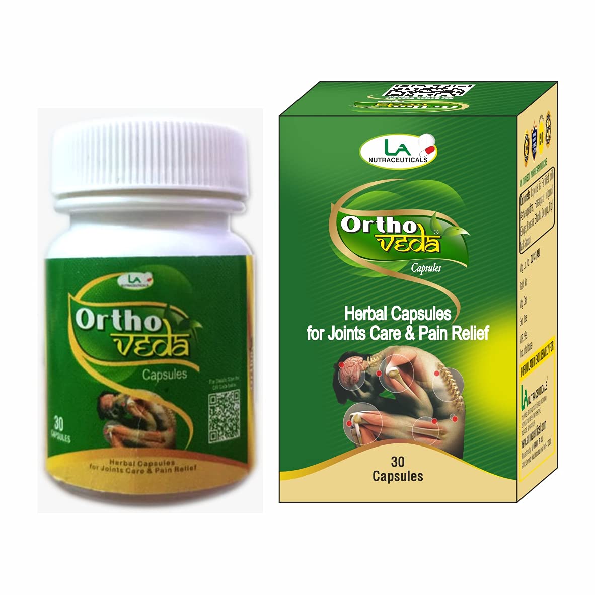 La Nutraceuticals Ortho Veda Joint Pain Relief -30 Herbal Capsules (Pack of 4). (B0BWXVJMTP) Amazon Price History, Amazon Price Tracker