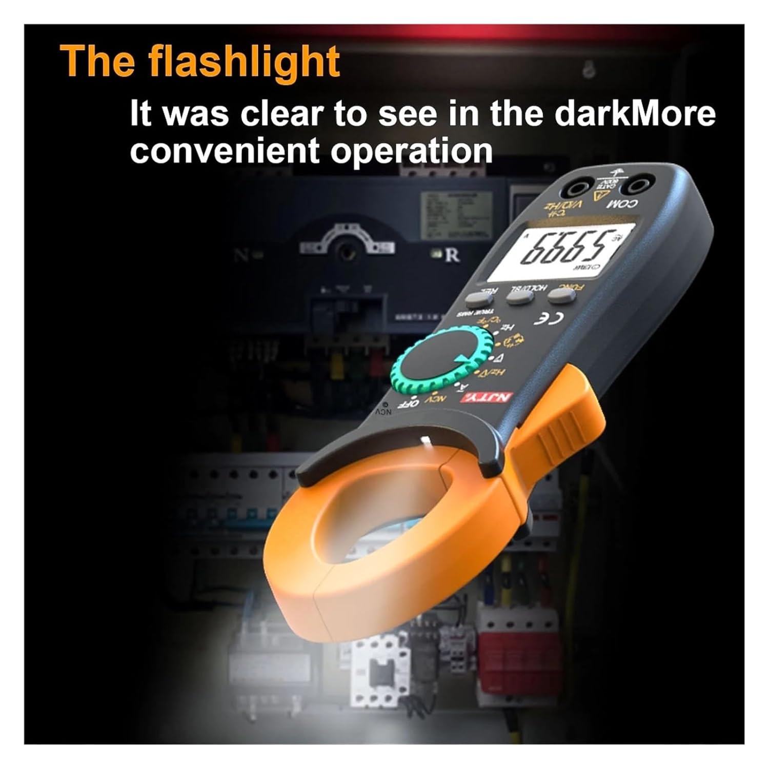 3266TA 3266TD Digital Clamp Meter Professional Multimeter Voltage NCV Current True RMS Temperature Capacitance Ohm Hz(3266TA)