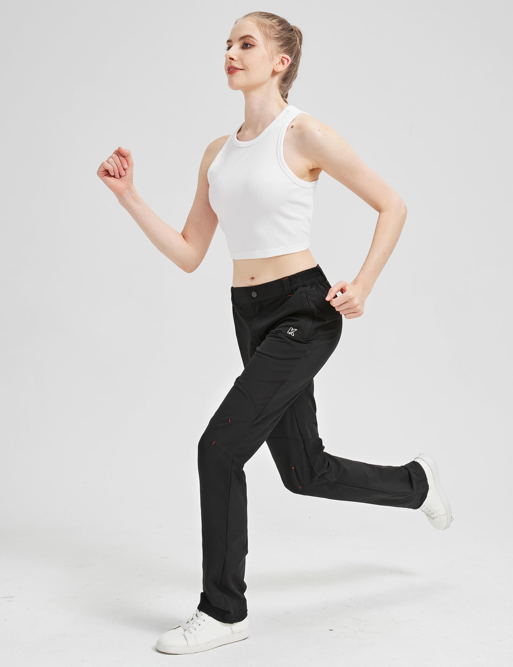 KUTOOK Pantalones Senderismo Mujer Transpirable Pantalones de Acampada y Marcha para Mujer Ligero Trekking Deportivos al Aire Libre