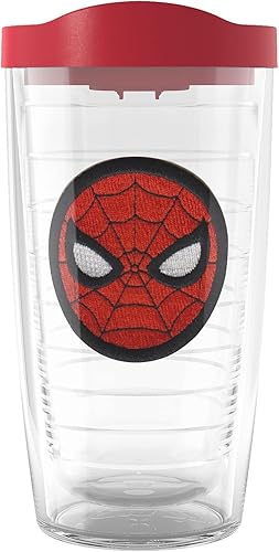 Tervis Marvel Spider-Man Spidey - Vaso aislante, 16 onzas, clásico
