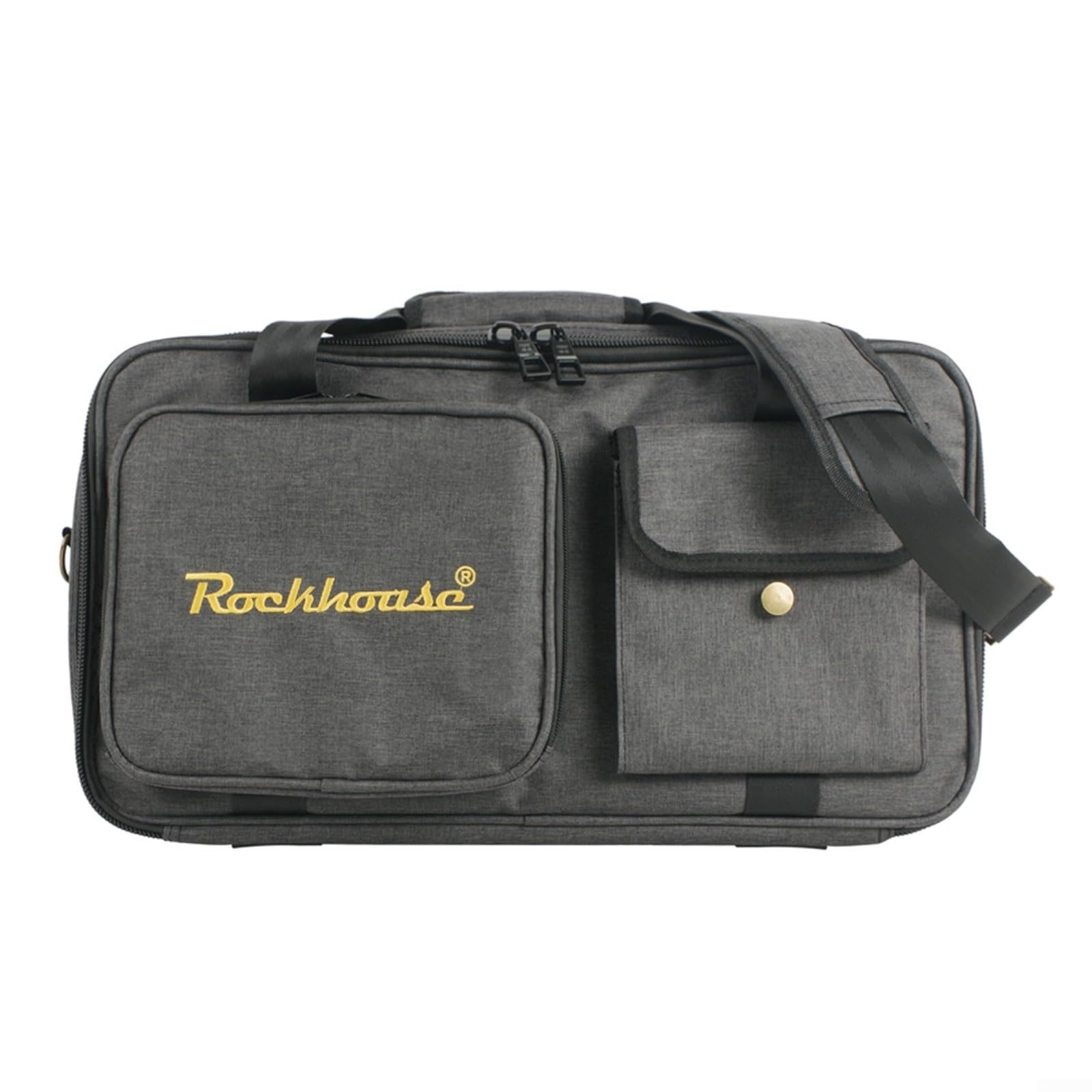 Bolsa portátil para pedalera de efectos de guitarra, para tablas de 36 x 23 x 14 cm, 49 x 27 x 16 cm, 58 x 29 x 16 cm, funda de transporte de tela Oxford resistente con compartimentos con