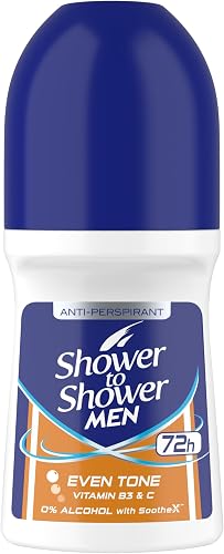 Shower to Shower Male Eventone Roll on Deodorant, 50ml