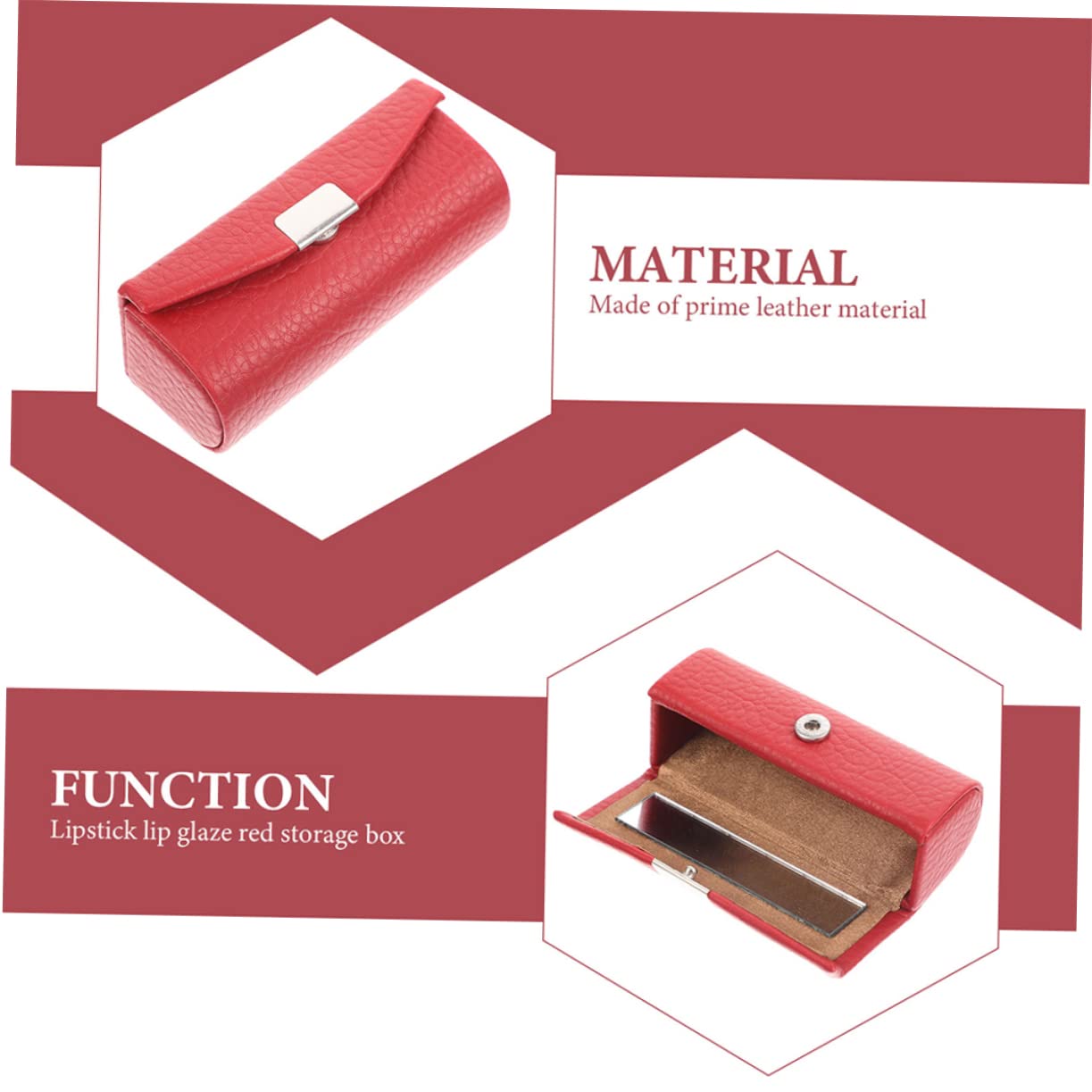 FRCOLOR 6piezas Estuche De para Labiales De Sintética Diseño Portátil y para y Ocasiones Especiales
