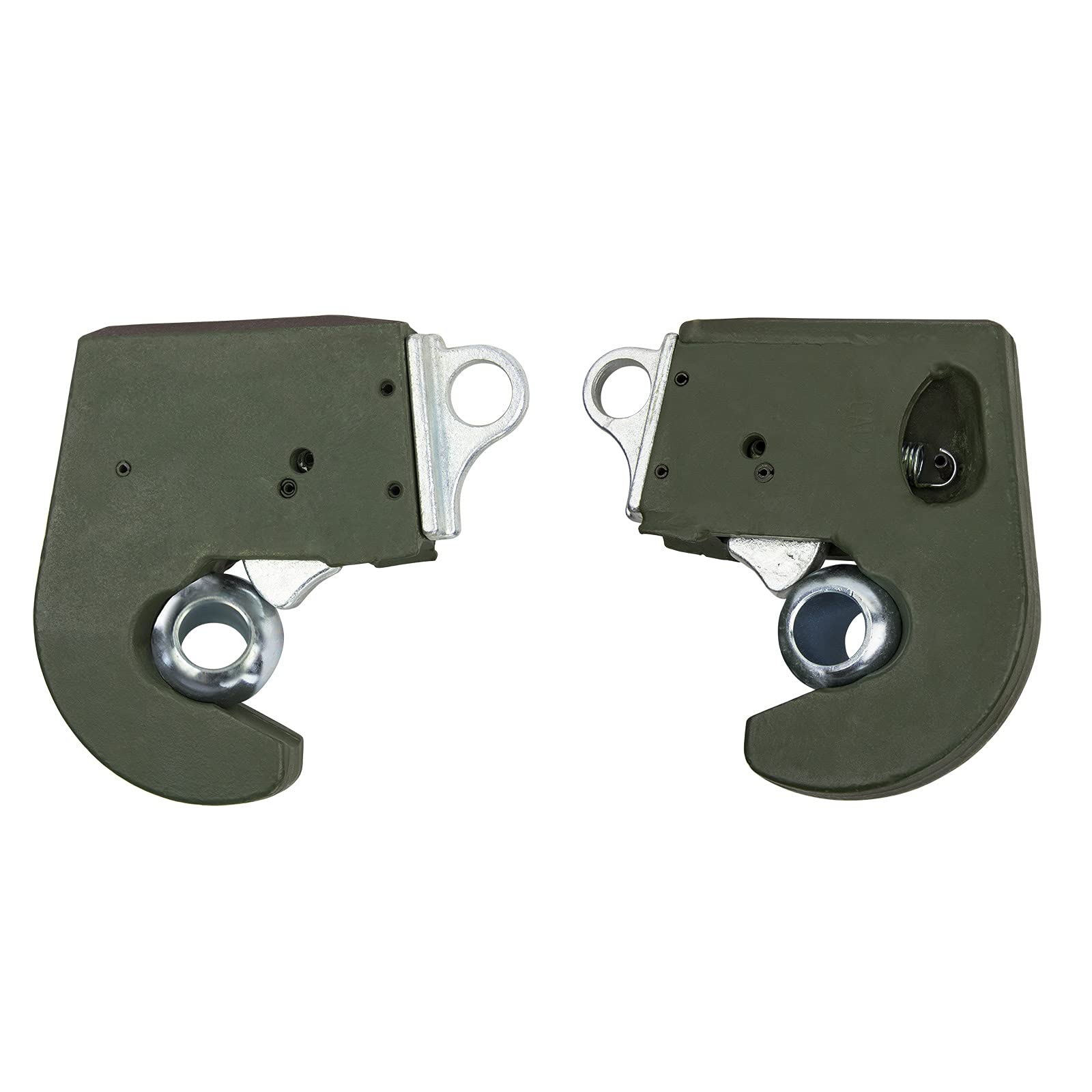 Traktor Schlepper Schnellkuppler - Anbausatz Kat. II 2 klein Unterlenkerfanghaken links/rechts/Fangkugel mit Schale/Stabilisierungsring/Steuerkette/Betätigungskette/Distanzring