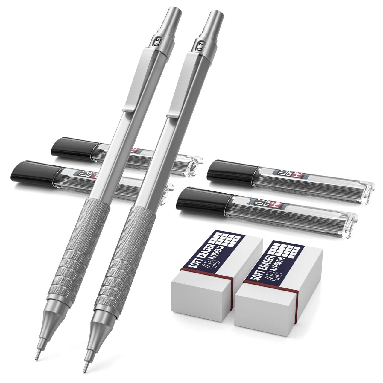 Buy Nicpro Mechanical Pencils Set, Metal Automatic Drafting Pencil 0.5