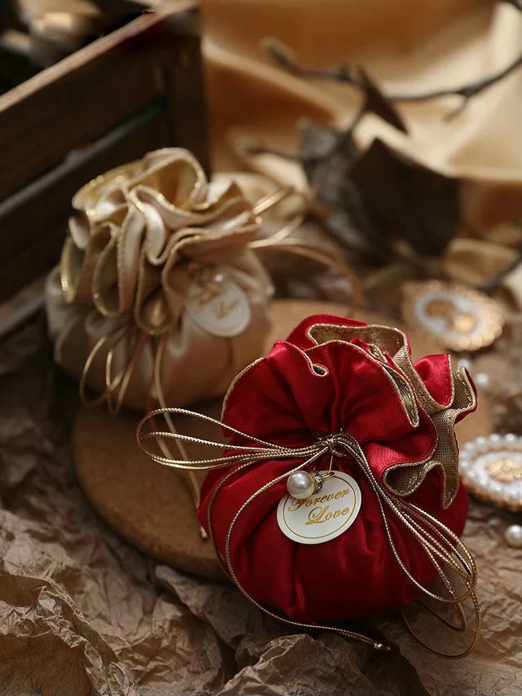 10/30/50 szt. torby na prezenty ślubne pamiątki pudełko do pakowania cukierków upominki przyjęcie dla gości artykuły na baby shower