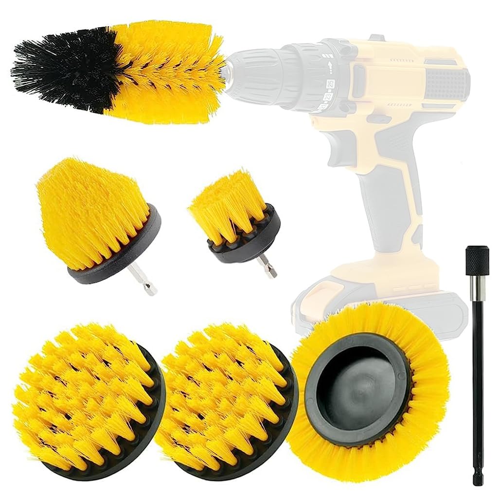 STHIRA® 7-Pcs Drill Brush Attachment Set, Power Scrubber with Extension Rod Drill Machine Attachment Tools Durable Nylon Bristles for All-Purpose Cleaning Drill Brushes for Cleaning Fits Most Drills (B0D7Q7TVTF) Amazon Price History, Amazon Price Tracker