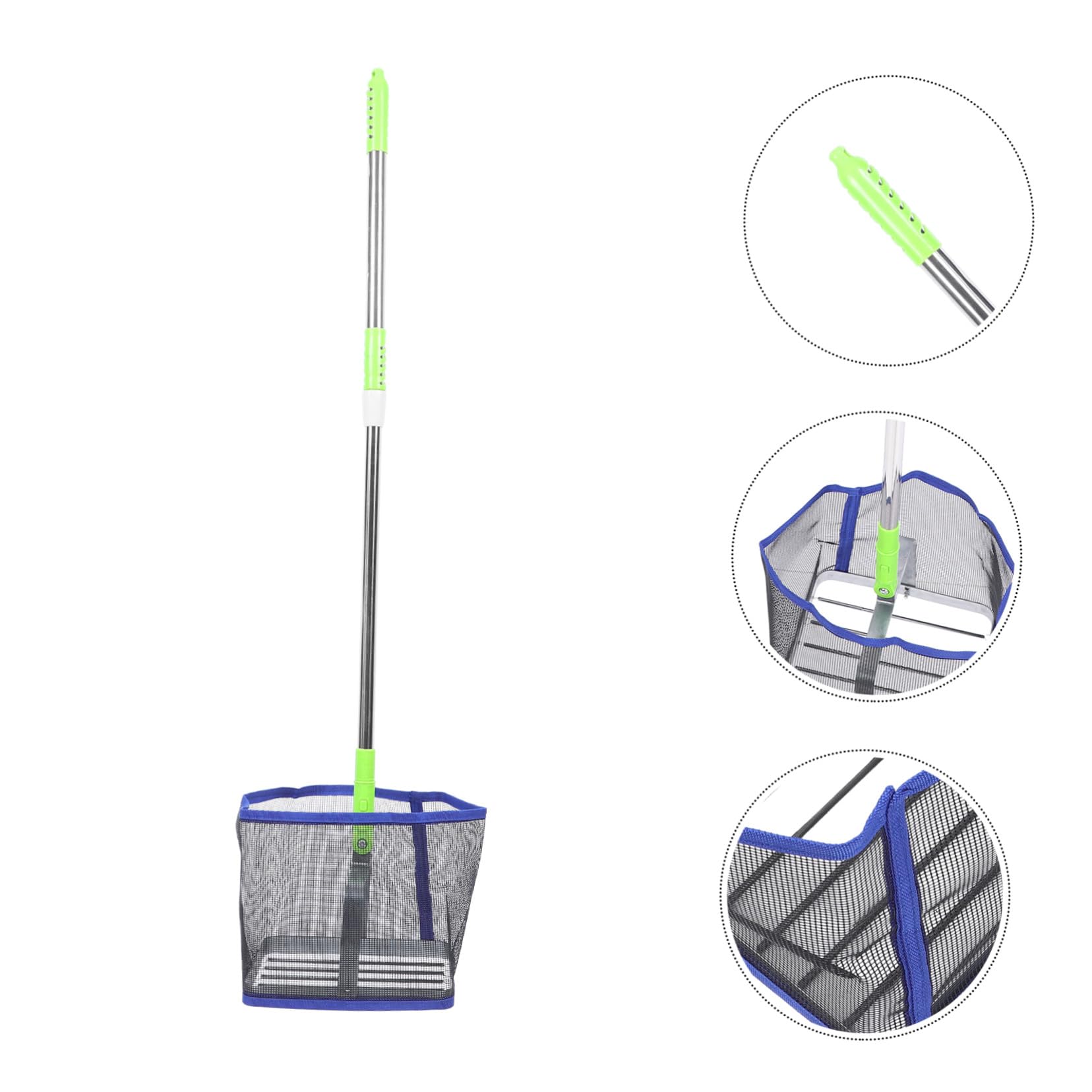 PRETYZOOM Tischtennisballaufheber mit Verstellbarem Griff für Tennisbälle | Edelstahl, Nylon und Eisen, Tragbar und Leicht, 1 Stück für Spielplätze Zufällige Farbe