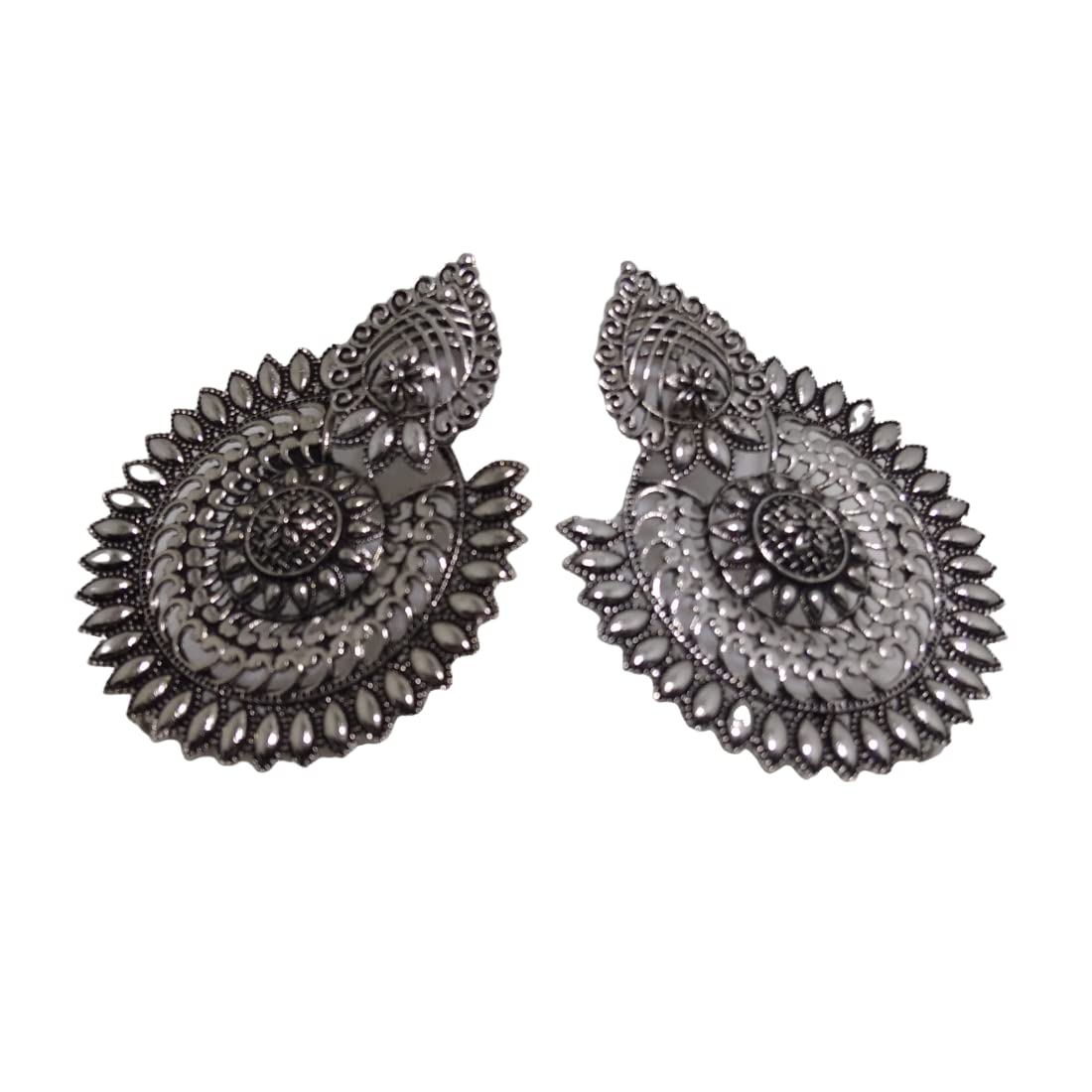 See full amazon price history chart for Royalify Oxidized Earrings For Girls Stylish Oxidised Round Shaped Long Lasting Royalify Oxidized Earrings For Girls Stylish Oxidised Round Shaped Long Lasting (B0CP6SLBKQ) Amazon Price History, Amazon Price Tracker