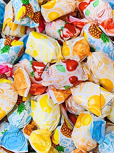 Sweetgourmet Arcor Fruit Filled Assorted Bon Bon Hard Candy | 1 Pound #TOP4