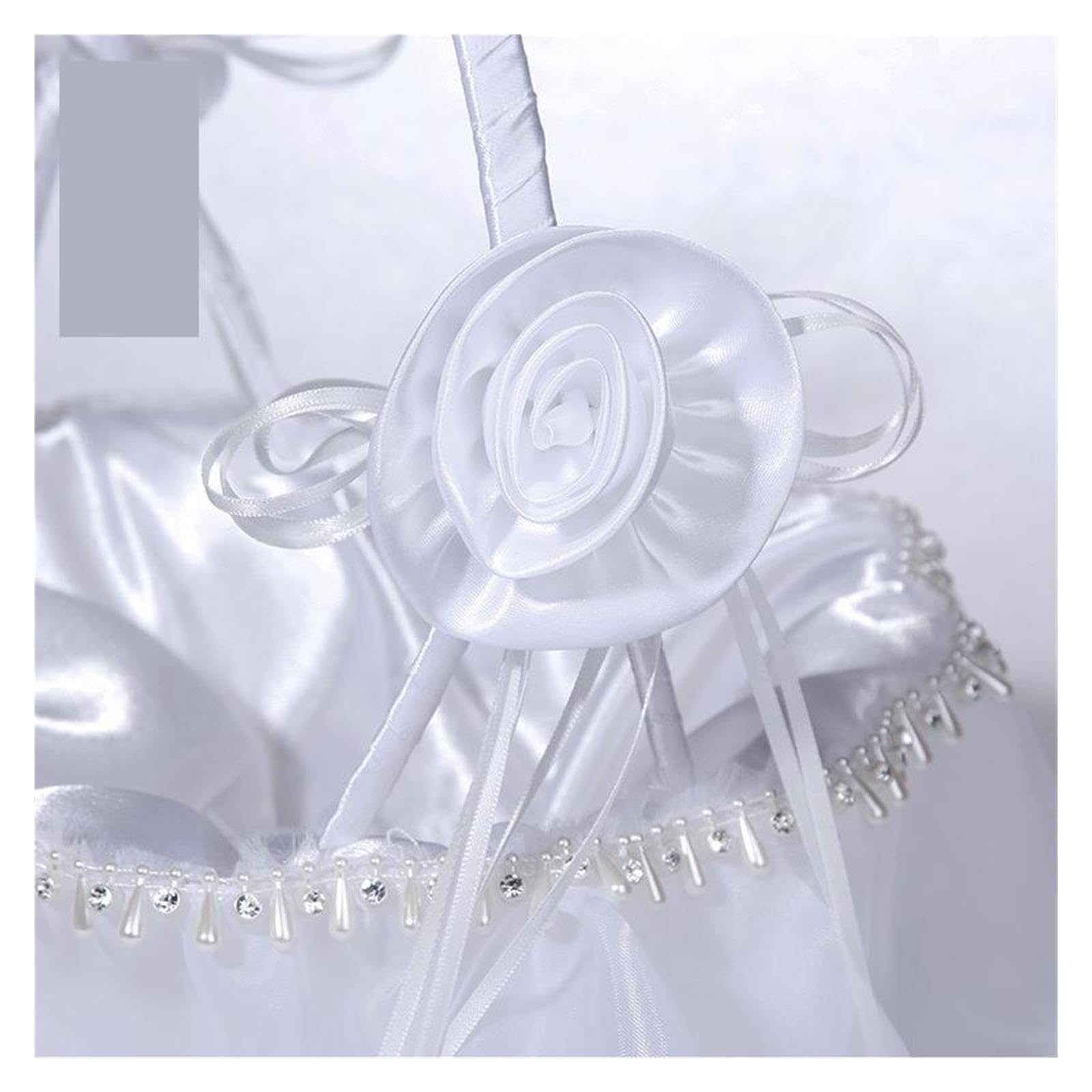 1pcs Wedding Flower Girl Basket Per Matrimoni