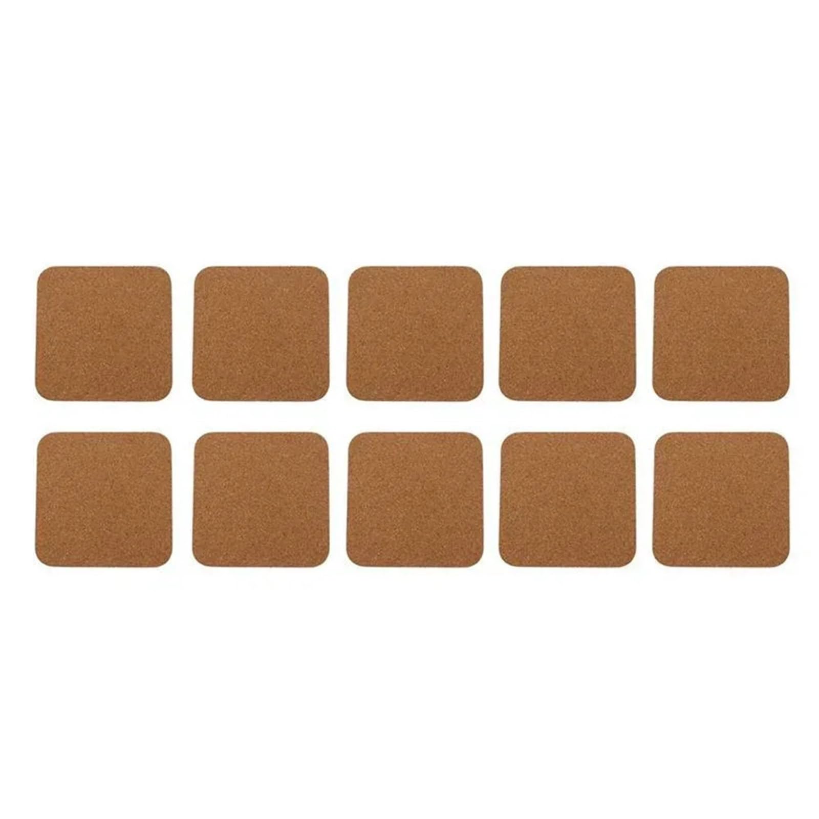 Sous-verre pour tasse de thé dessous de verre en liège carré 10 pcs