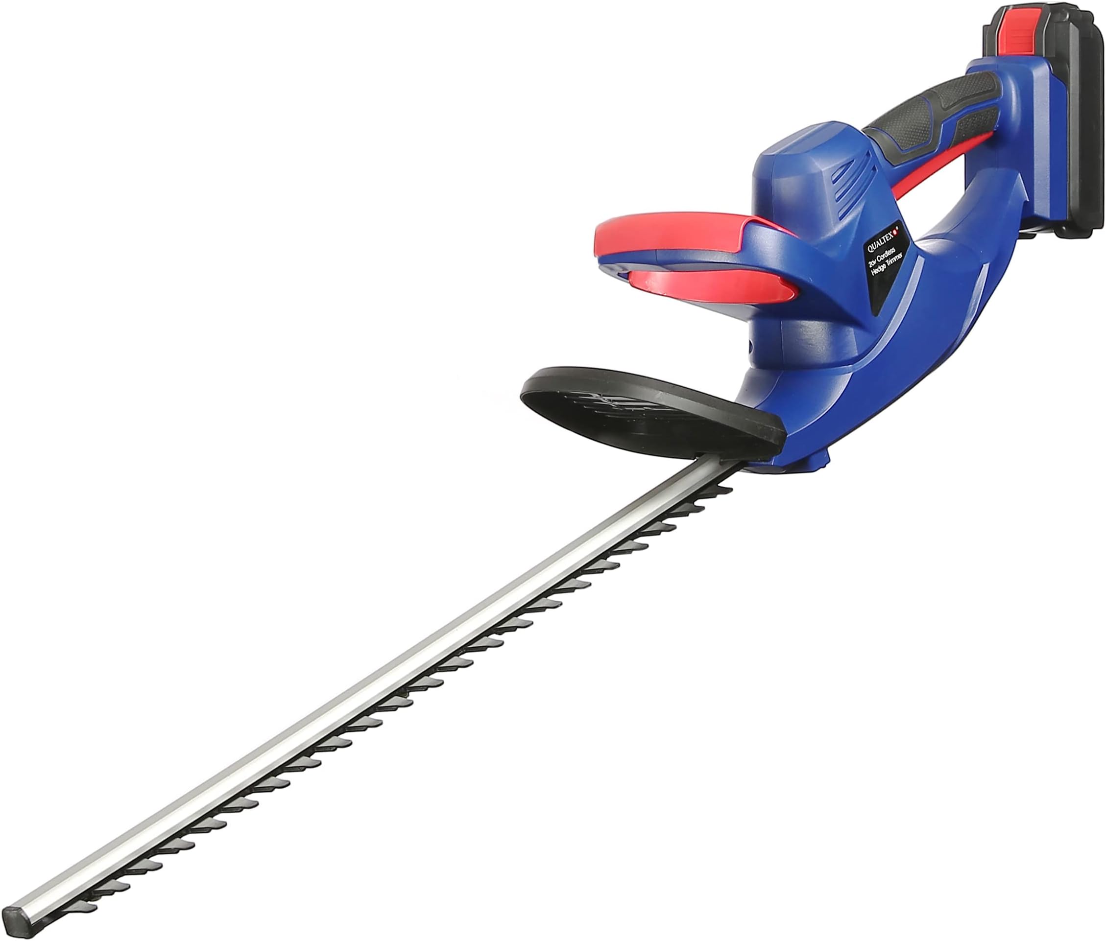 Qualtex GDN110 20V Cordless Hedge Trimmer Cutter Lightweight Quick Charging 51cm Blade