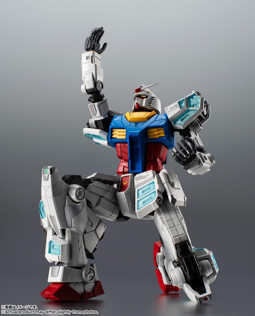 TAMASHII NATIONS Robot Spirits Gundam Next Future Pavilion RX-78F00/E Gundam Approx. 5.1 inches (130 mm), PVC & ABS Pre-Painted Action Figure
