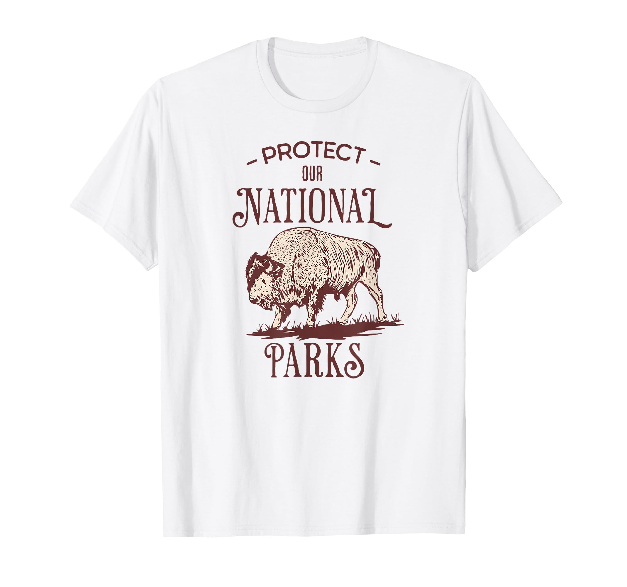PROTECT OUR NATIONAL PARKS ALT NATIONAL PARK T-Shirt, White