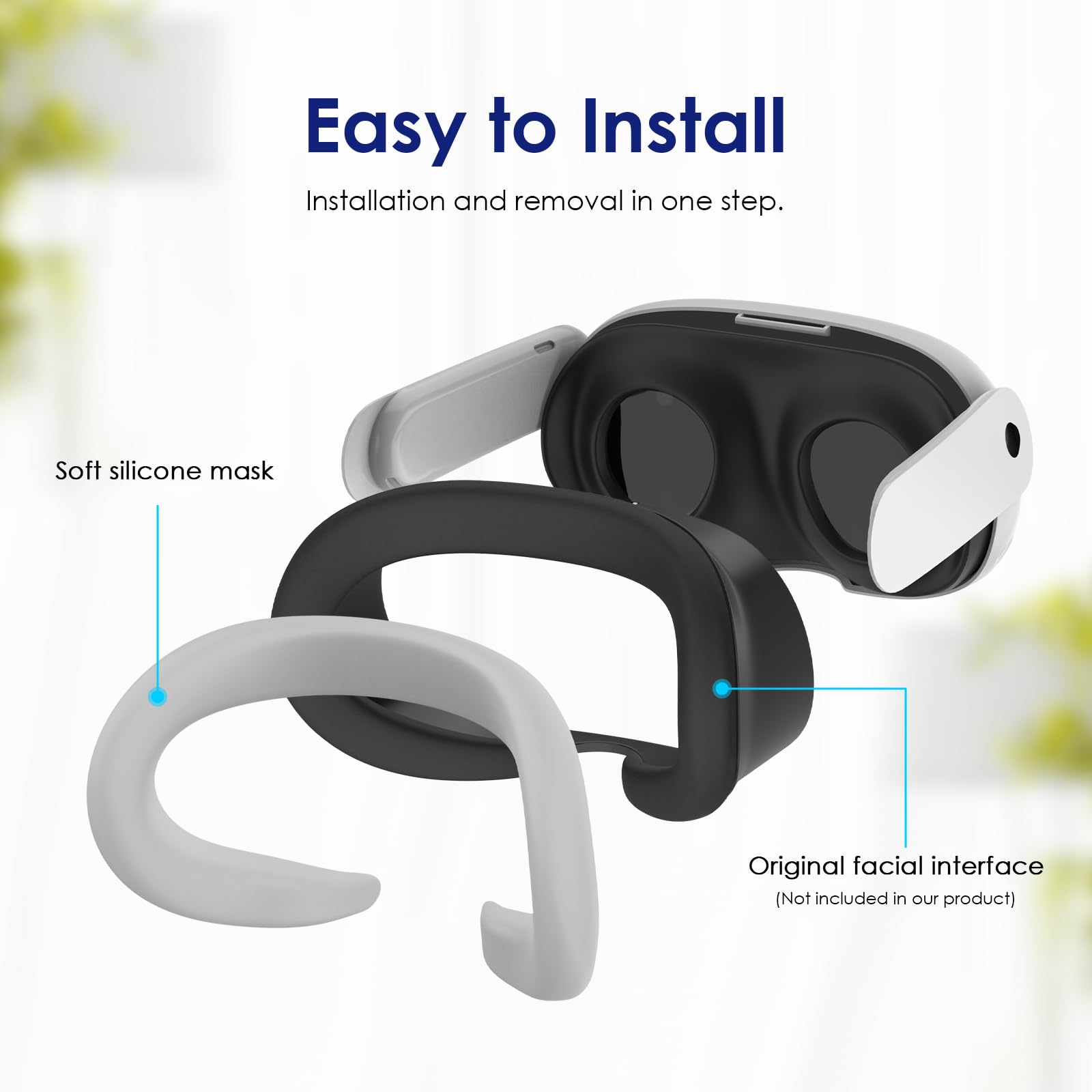 Amazon | For Meta Quest 3 VR 用カバー アイマスク フェイス