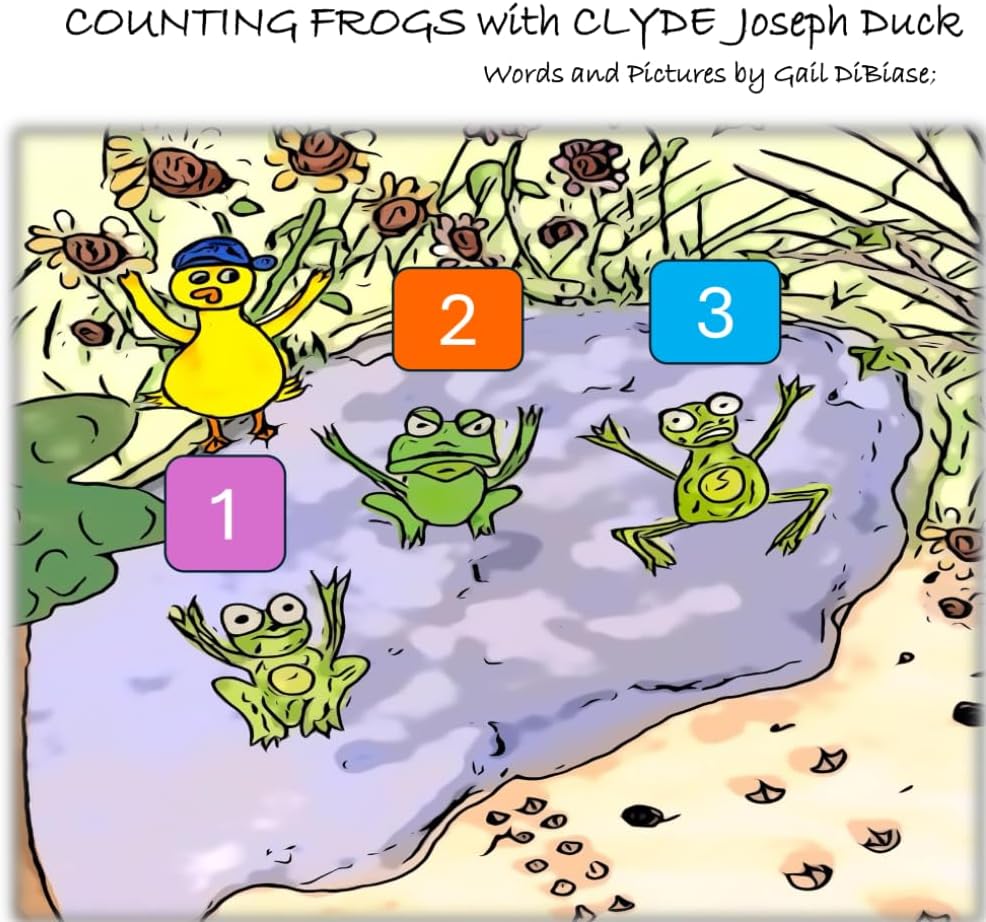Gail DibiaseCounting Frogs with Clyde Joseph Duck