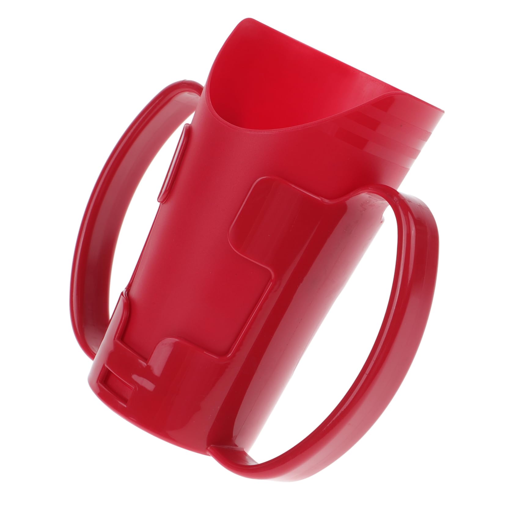 5piezas Taza De Antiderrame Para Pacientes Discapacitados y Ancianos Vaso Inclinado Para La Hidratación Para y Agua Diseño Ergonómico y Práctico Rojo