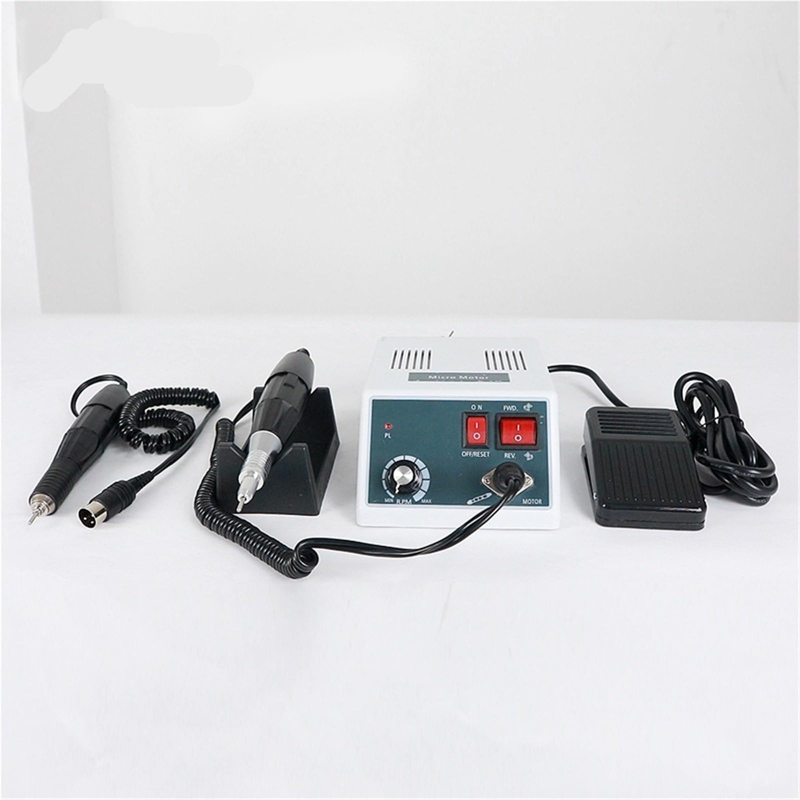 35000 U/min Professioneller elektrischer Nagelpolierer Mikromotor-Schleifmaschine Bohrmaschine Nail Art Maniküre Pediküre Ausrüstung Werkzeuge(Nail Machine Only US)