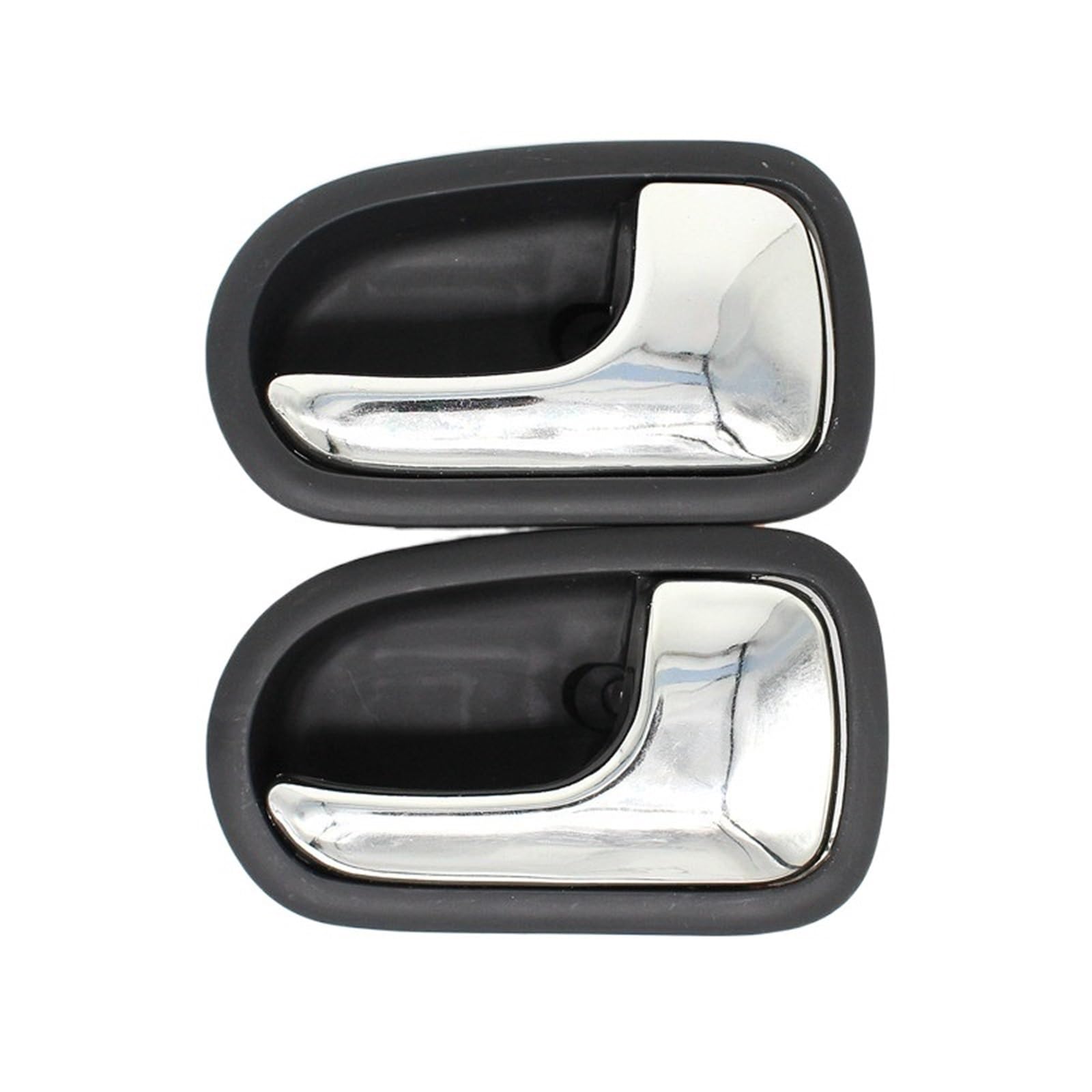 Drezzo Car Exterior Door Handle 4Pcs Left Right Inside Interior Door Black Handle for Mazda for Protege 323 626 for Ford liata Activa Tierra