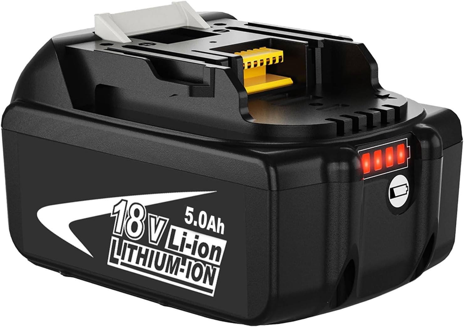 2x Batteries 18V 5.5Ah BL1860B Pour Makita - Compatible BL1850B, BL1840B, BL1830B - Avec Indicateur LED