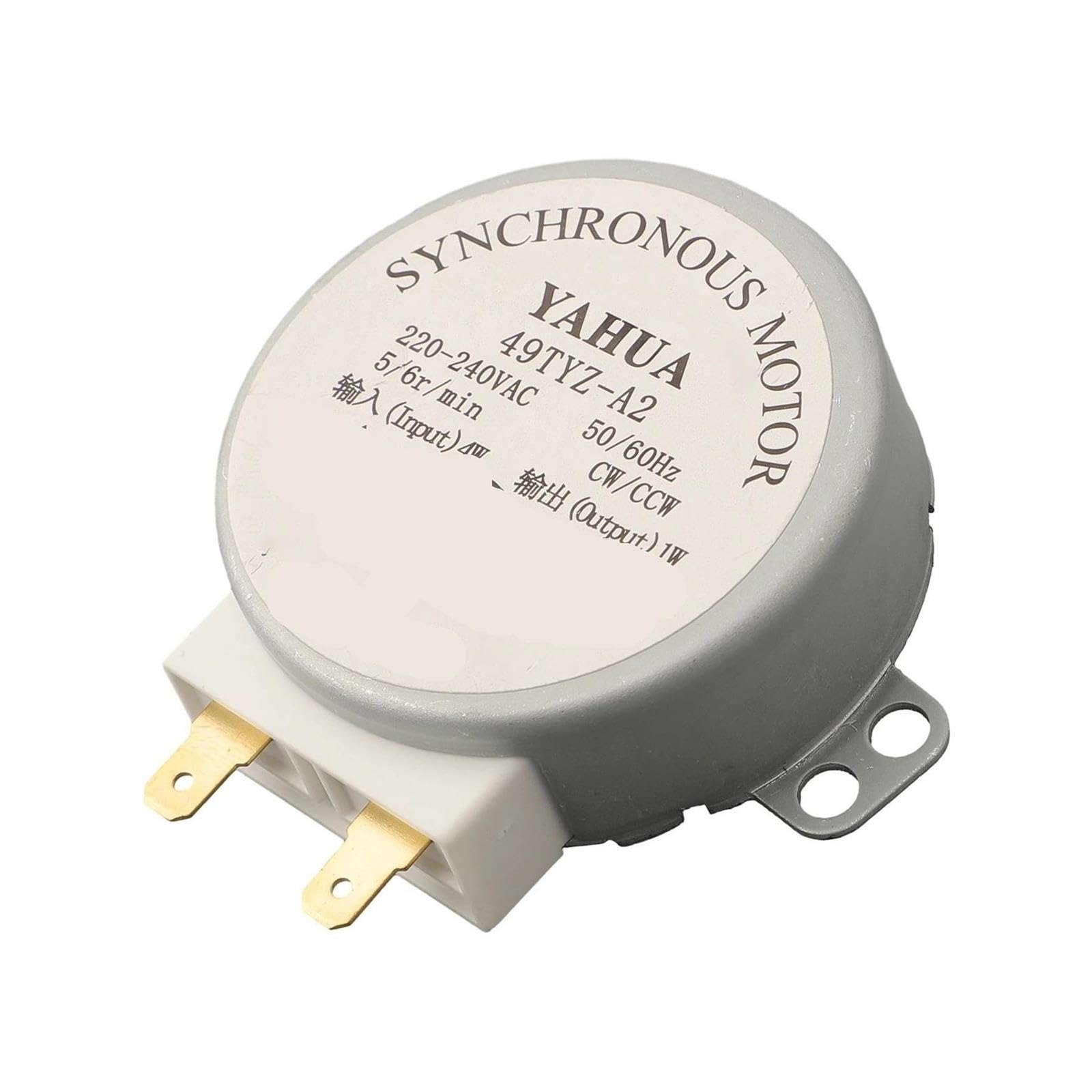 Moteur synchrone 49TVZ-A2 de plateau tournant de micro-ondes à ca 220-240V 4W 50/60Hz