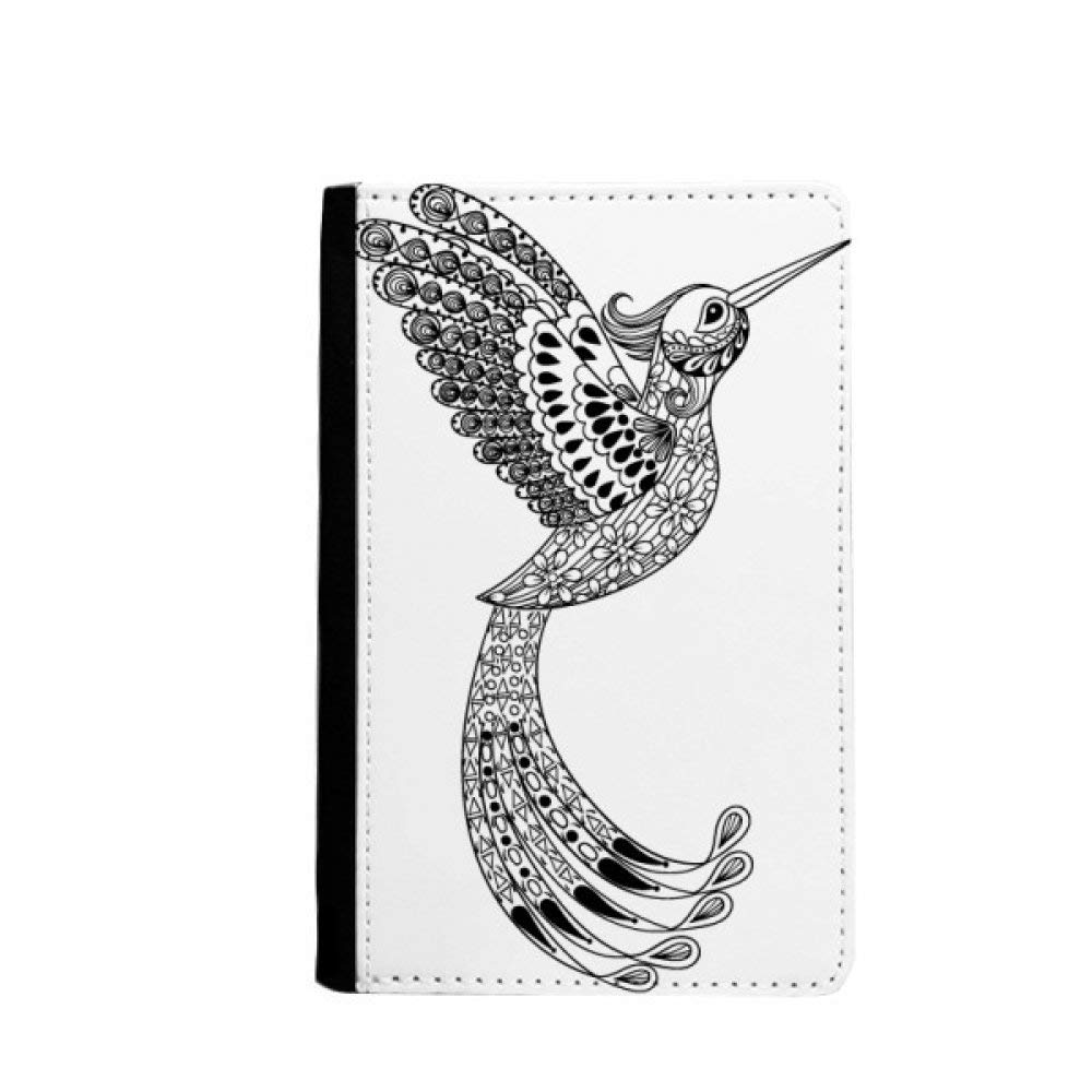 Porte-passeport plume d'oiseau pour voyageur et globe-trotter - 4