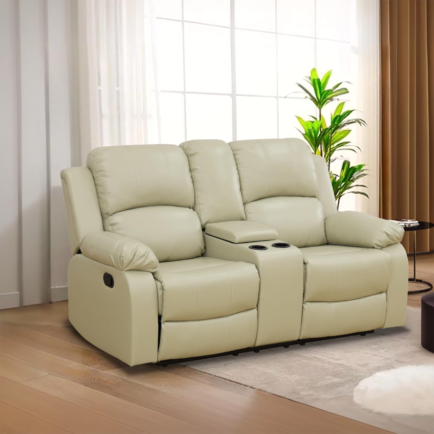 Beige / Loveseat