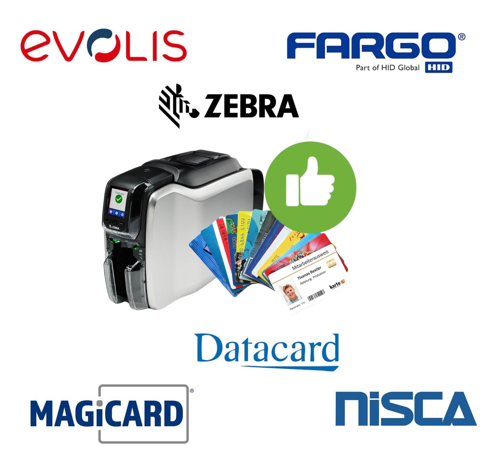 Desfire EV2 Lot de 10 cartes RFID EV2 4K en plastique avec transpondeur de mémoire 4 Ko