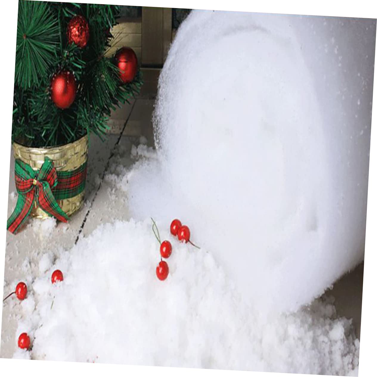 PRETYZOOM 4 Stück Schneedecke Schneedekoration Weihnachtsdorf Display Kunstschnee Dekoration Kunstschnee Für Weihnachtsdorf Kunstschnee Weihnachtsdorf Decke Weiß Das Haustier