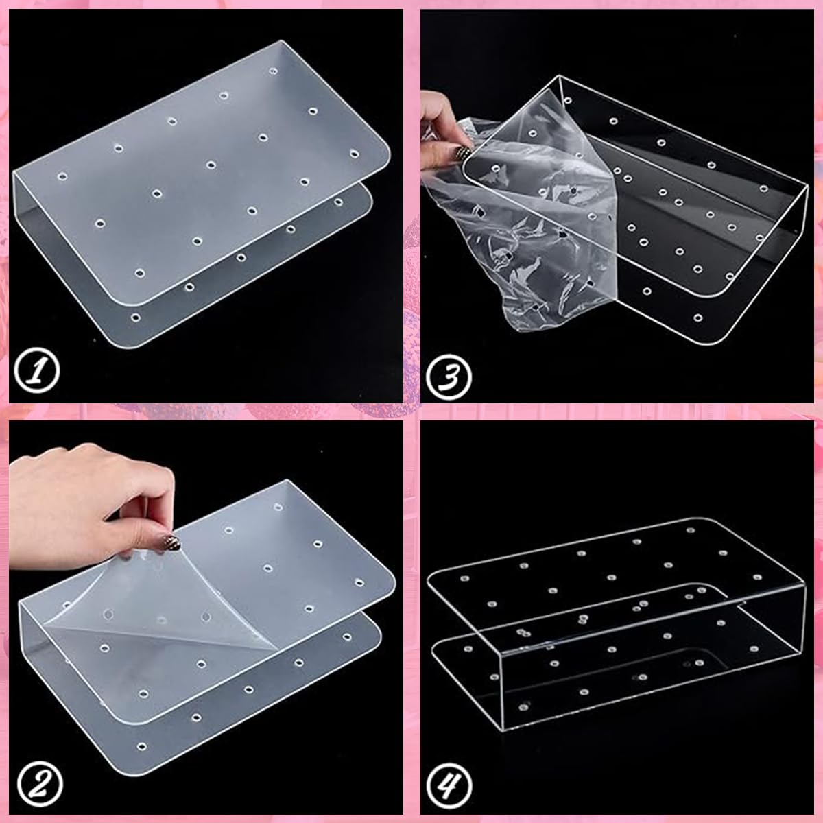 717PCSCake Pop-Formen-Set, Lutscher-Kuchenformen-Set mit Cake-Pop-Ständer, Cake-Pop-Sticks und Wrappers, Dekorationsstift, 4 Spritztüllen, Messbecher