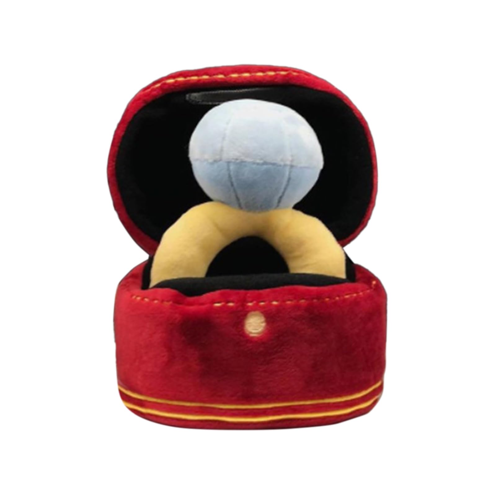 Diamond Ring Set Interactive Dog Toys, Unique Hide and Seek Dog Toys, BB Call Squeaky Puzzle Dog Toys, Durable Plush Chew Toys for Small Medium Large Dogs Training Playing