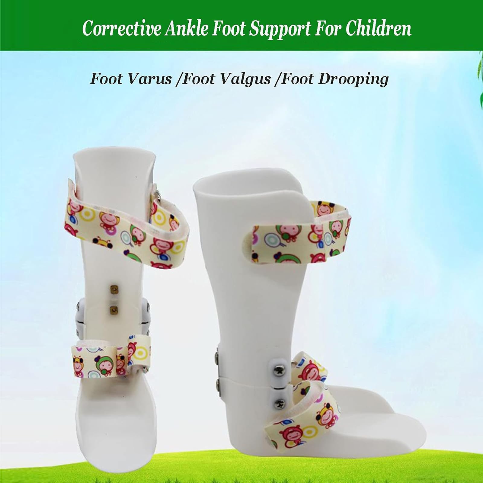 Férula for pie, Tobillera, Soporte Nocturno for niños(Left,M)