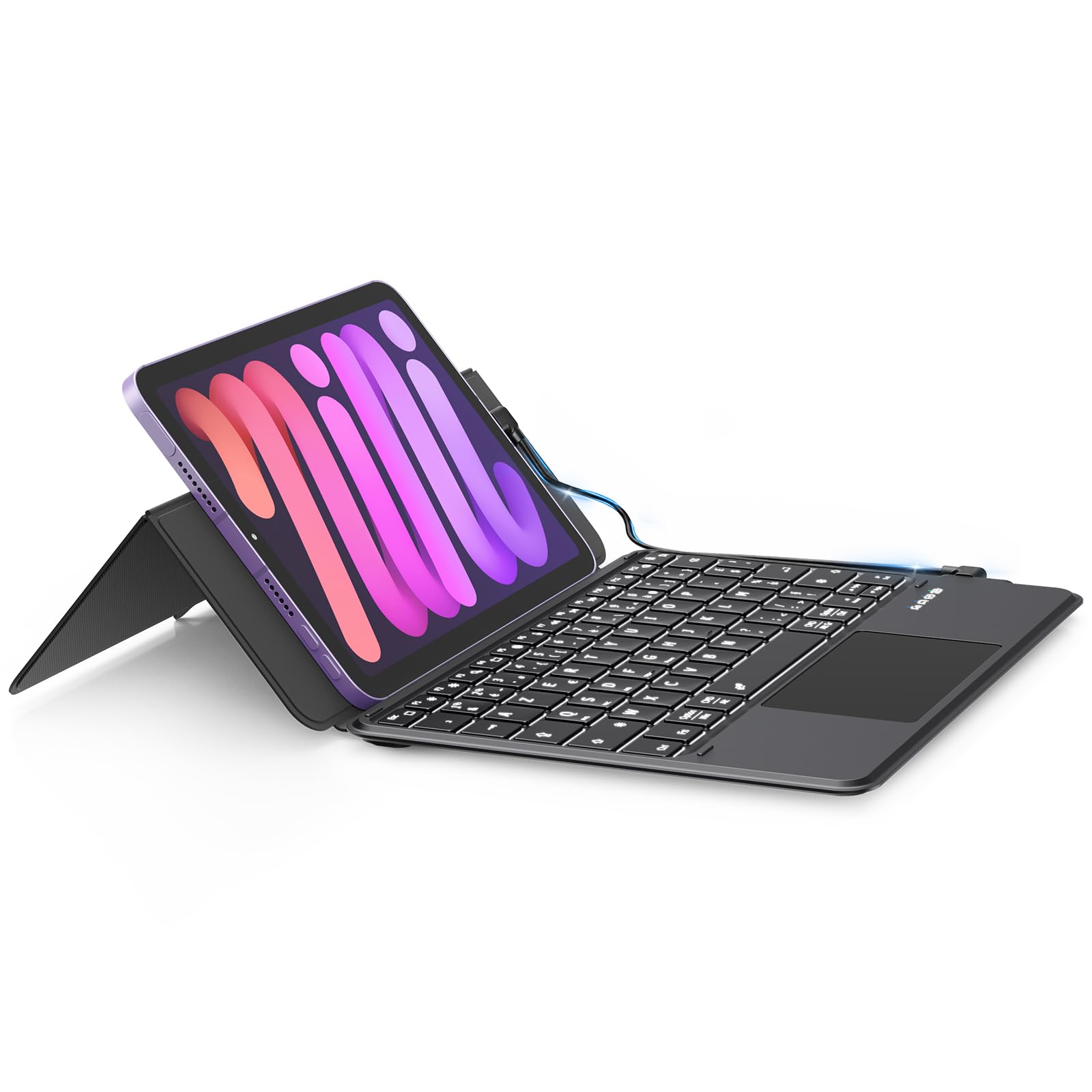 Doohoeek Clavier Universel Bluetooth & Filaire pour Tablette et Smartphone