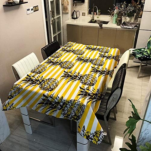 Miniatura 3 de NUER American Country Pineapple Printed Tablecloth Household Wedding Decoration Tablecloth Mantel Mesa Rectangular De Table A4 140x160cm