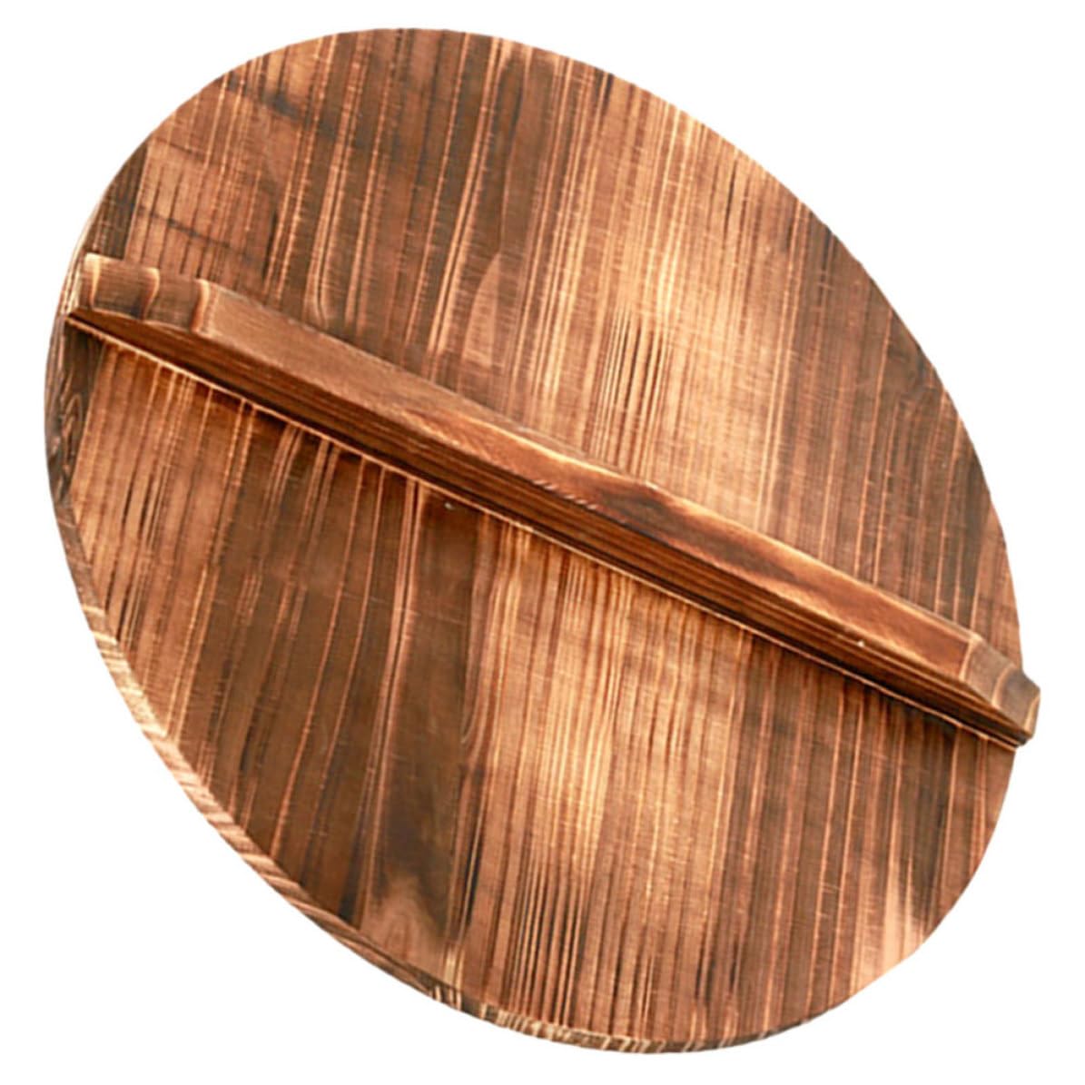 Tapa redonda de madera para wok, ideal para tus salteados saludables en casa